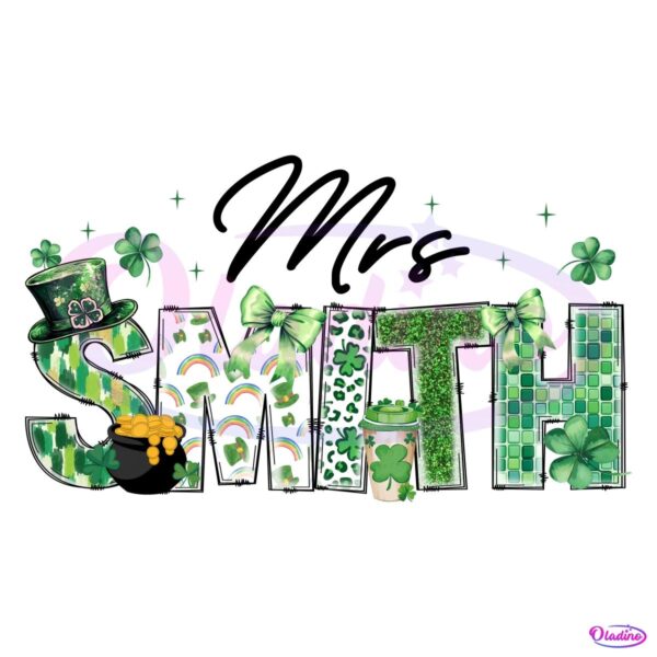 Personalized Teacher St Patrick Lucky Teacher Png