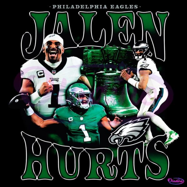 Philadelphia Eagles Jalen Hurts Notorious Player PNG