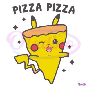 Pizza Pizza Pikachu Parody PNG