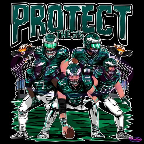 Protect The 215 Philadelphia Eagles Football Team PNG