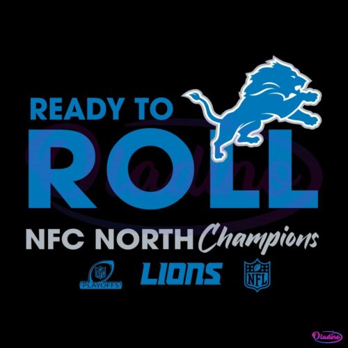 Ready To Roll Nfc North Division Champions 2024 Detroit Lions SVG