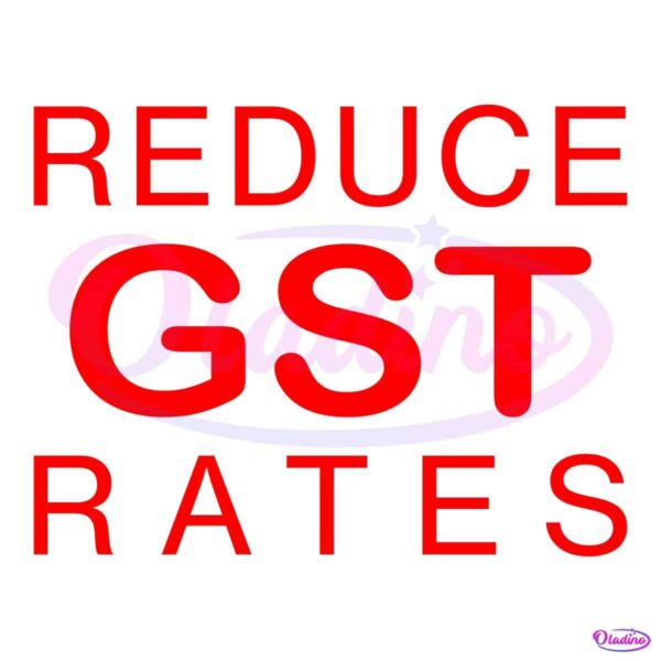Reduce GST Rates SVG