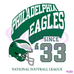 Retro Philadelphia Eagles Nfl Football Sine 1933 SVG