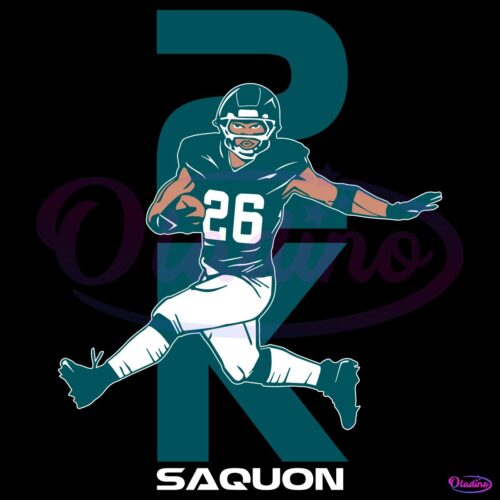 Saquon Barkley 2K Philadelphia Eagles Football Player SVG