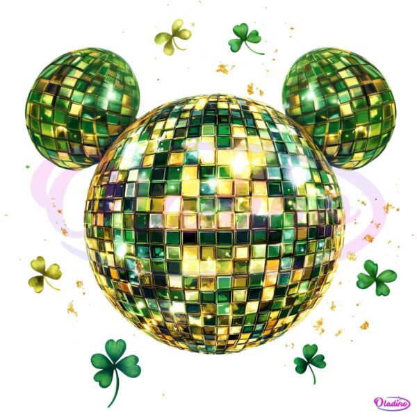 St Patricks Day Mouse Disco Ball SVG Extravaganza