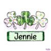 St Patricks Shamrock Custom Name Png