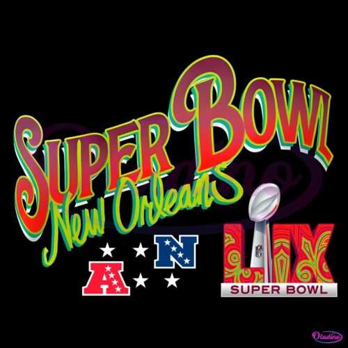 Super Bowl New Orleans Trophy Logo Nfc Vs Afc Football PNG