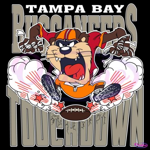 Tampa Bay Buccaneers Tuchdown Nfl Tasmanian Devil SVG