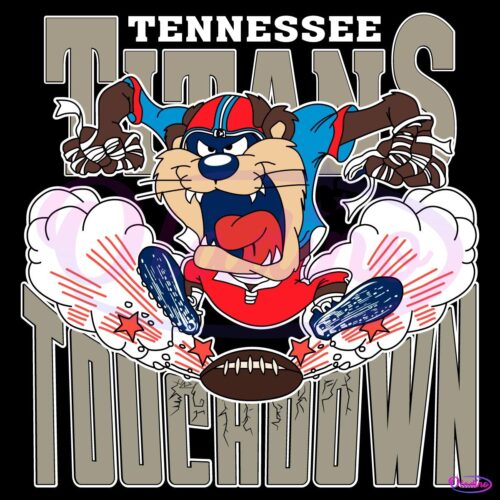 Tennessee Titans Tuchdown Nfl Tasmanian Devil SVG