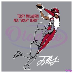 Terry Mclaurin Aka Scary Terry Catch SVG