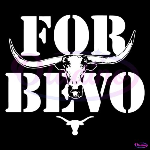 Texas Longhorns For Bevo Vintage Logo SVG