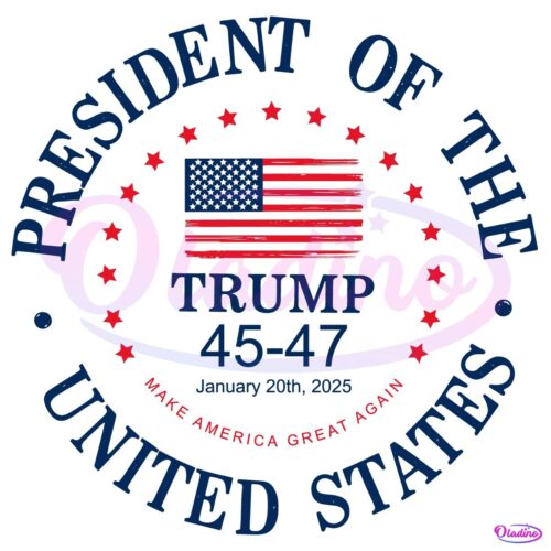 Trump Make American Great Again President Of The United States SVG