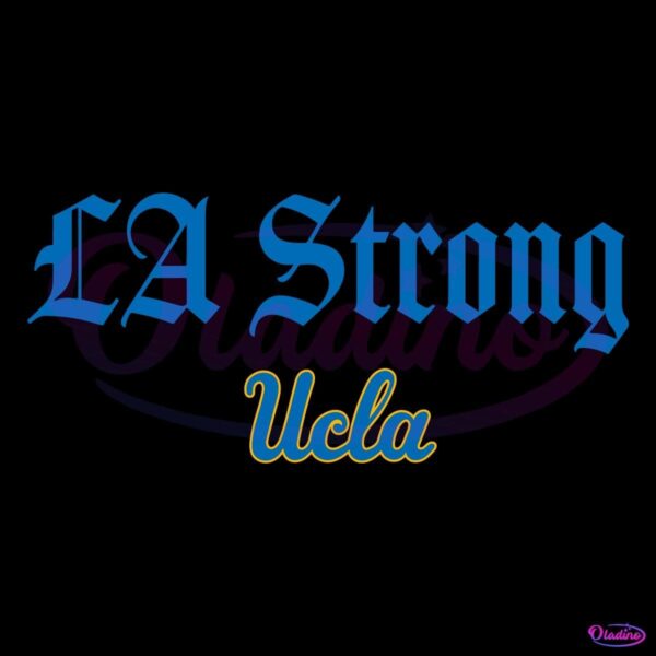 Ucla Bruins La Strong SVG