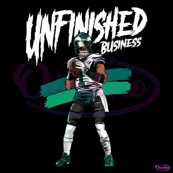 Unfinished Business Philadelphia Eagles Jalen Hurts PNG