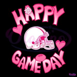 Valentines Day Cleveland Browns Happy Gameday SVG