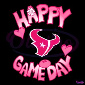 Valentines Day Houston Texans Happy Gameday SVG