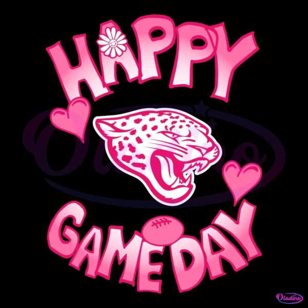 Valentines Day Jacksonville Jaguars Happy Gameday SVG