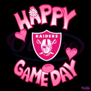 Valentines Day Las Vegas Raiders Happy Gameday SVG