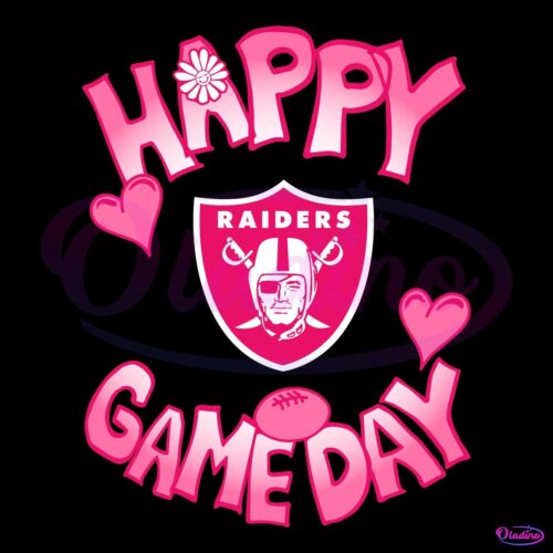 Valentines Day Las Vegas Raiders Happy Gameday SVG