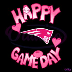 Valentines Day New England Patriots Happy Gameday SVG