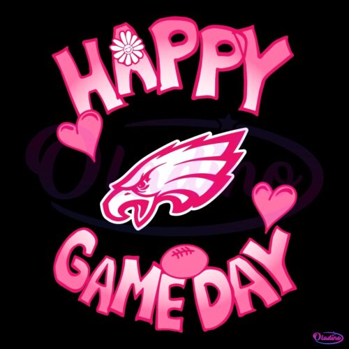 Valentines Day Philadelphia Eagles Happy Gameday SVG