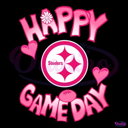 Valentines Day Pittsburgh Steelers SVG Happy Gameday SVG