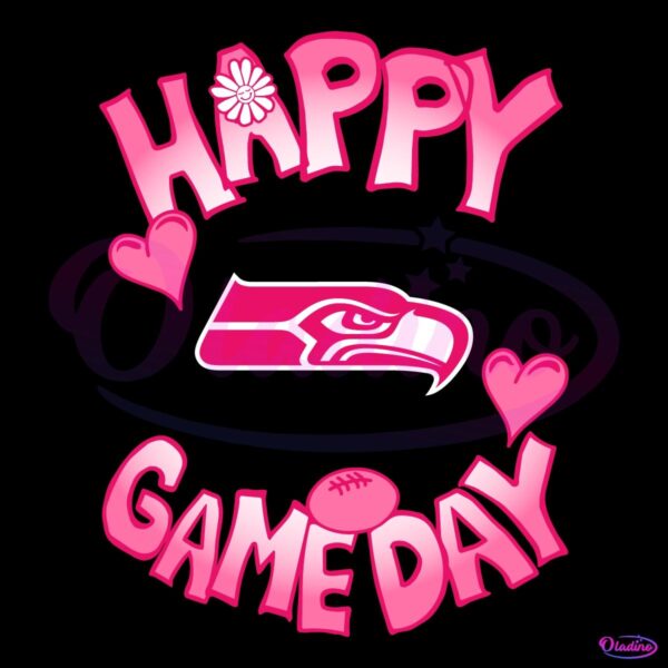 Valentines Day Seattle Seahawks Happy Gameday SVG