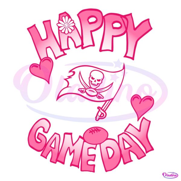 Valentines Day Tampa Bay Buccaneers Happy Gameday SVG