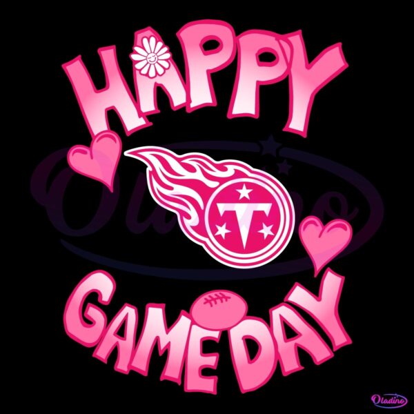 Valentines Day Tennessee Titans Happy Gameday SVG