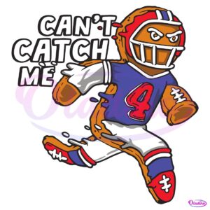 Vintage Cant Catch Me Buffalo Bills 4 James Cook SVG