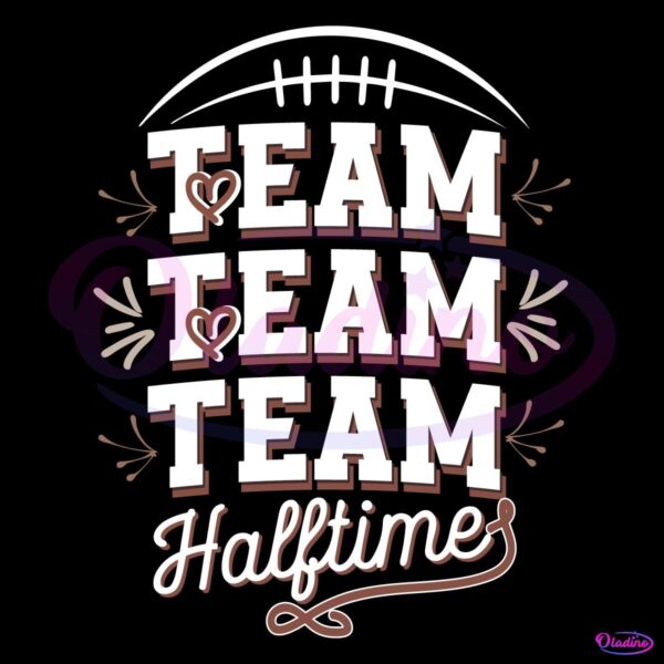 Vintage Team Halftime Super Bowl LIX 2025 SVG