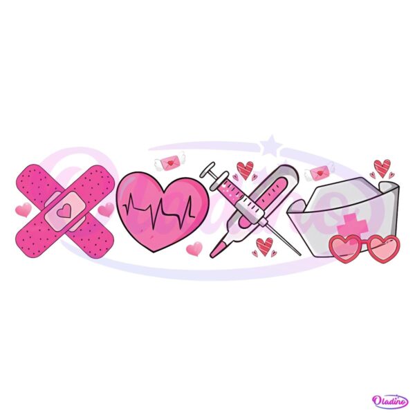 Xoxo Nurse Valentine SVG