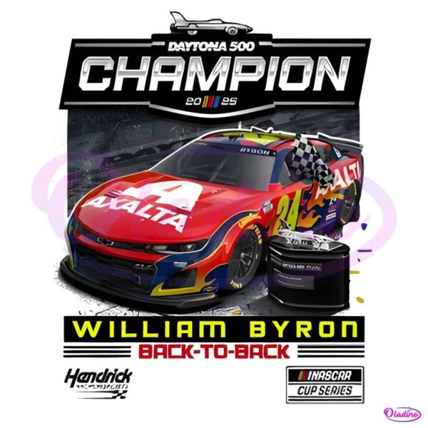 2025 Daytona 500 Champion William Byron Back To Back PNG