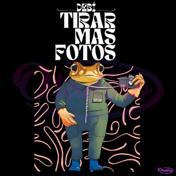 Bad Bunny Frog Photographer Debi Tirar Mas Fotos PNG