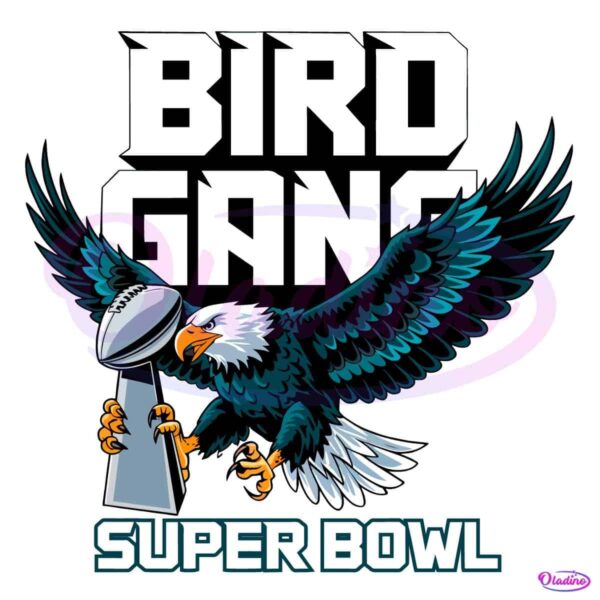 Bird Gang Super Eagles Super Bowl Trophy Football PNG
