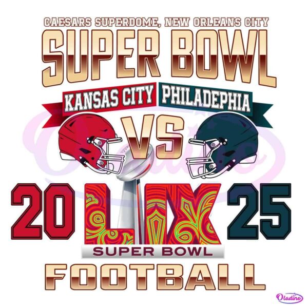 Caesars Superdome New Orleans Super Bowl Kansas City vs Philadelphia PNG