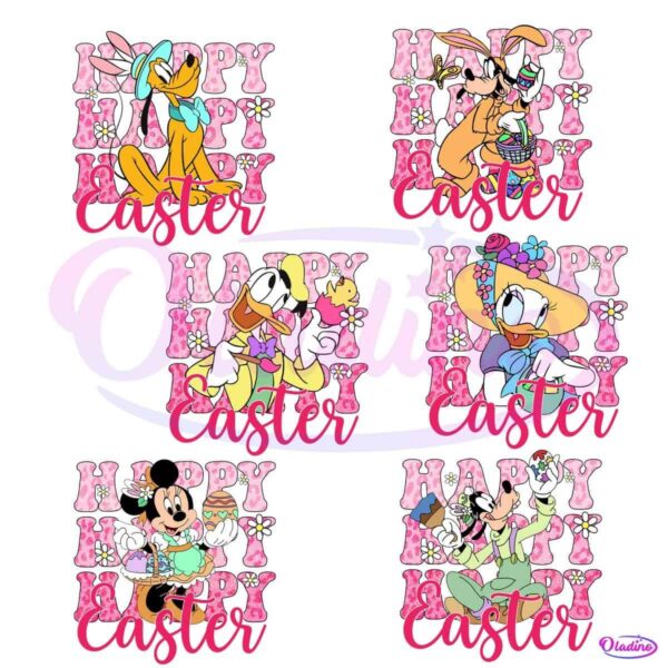 Celebrate Easter with Disney Friends Spring Bundle PNG
