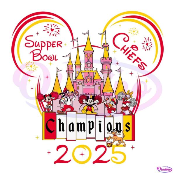 Cheerleader Football Cartoon Chiefs American Football Magic Kingdom SVG
