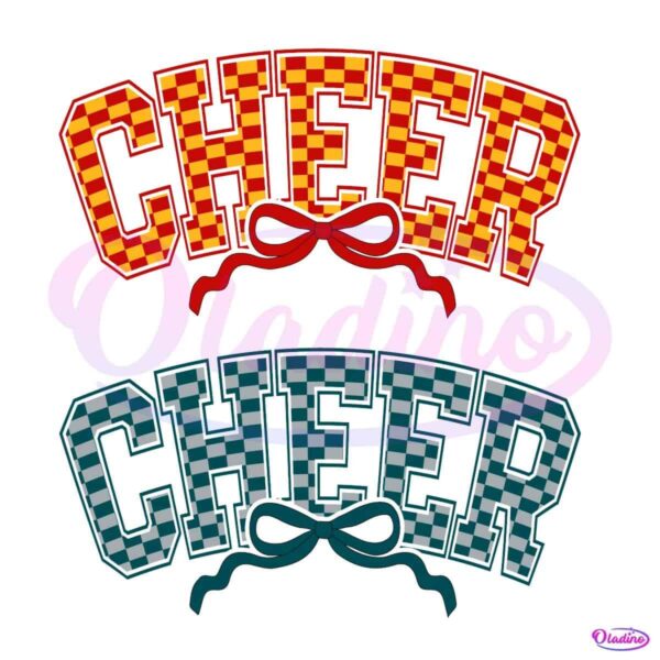 Cheerleader Football Coquette Chiefs American Football Design SVG