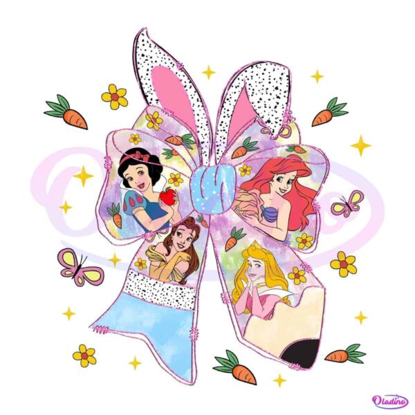 Chic Disney Princess PNG Coquette Pencil Art
