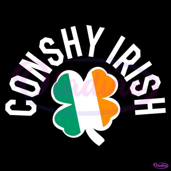 Conshy Irish Shamrock SVG