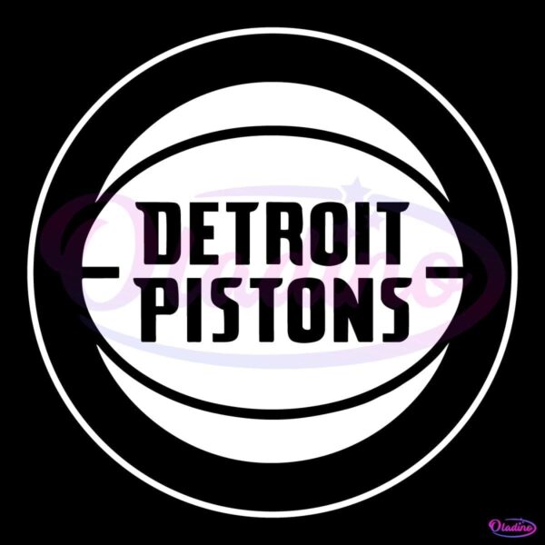 Detroit Pistons Logo Basketball St Patricks Day SVG