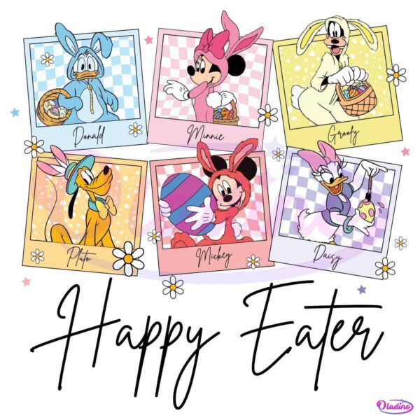 Disney Bunny Pals Celebrate Easter Fun PNG