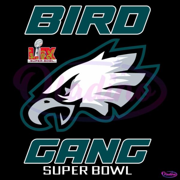 Eagles Logo Birds Gang LIX Super Bowl Champions PNG