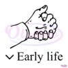 Early Life Hold Hand SVG