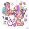 Easter Bunny Nurse Stethoscope in PNG Format