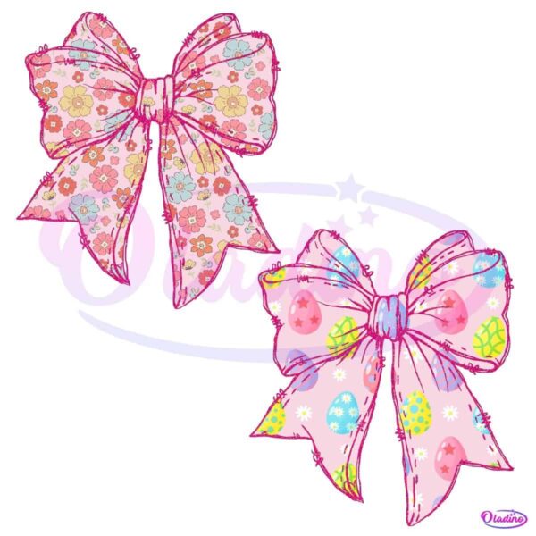 Easter Coquette Bow Spring PNG