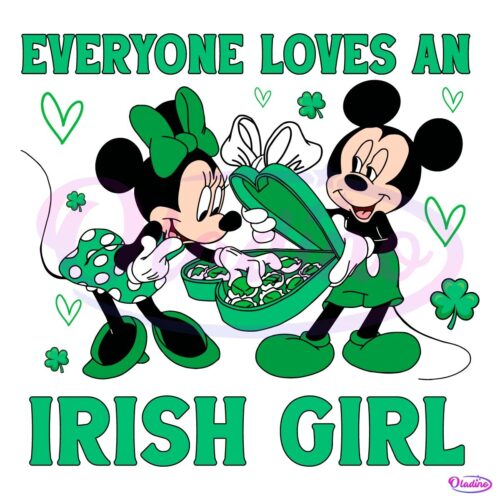 Everyone Loves An Irish Girl St Patricks Day Png