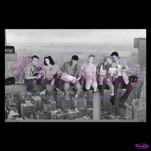 Friends Posed Lunch Atop A Skyscraper PNG
