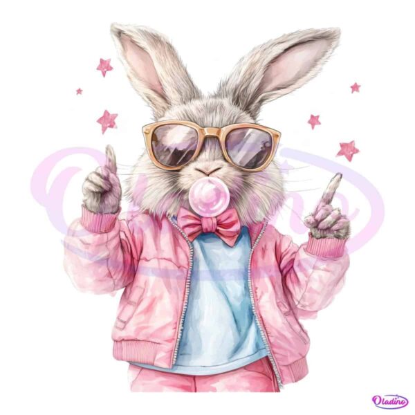 Funny Easter Girl Sheep Sunglasses Easter Holiday PNG